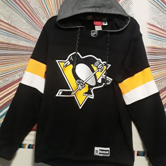 Reebok/NHL/Pittsburgh Penguins Unisex Medium Hooded Jersey - Picture 4 of 16